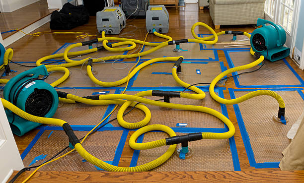 Professional Crawl Space Water Removal technician working in Colcord, OK